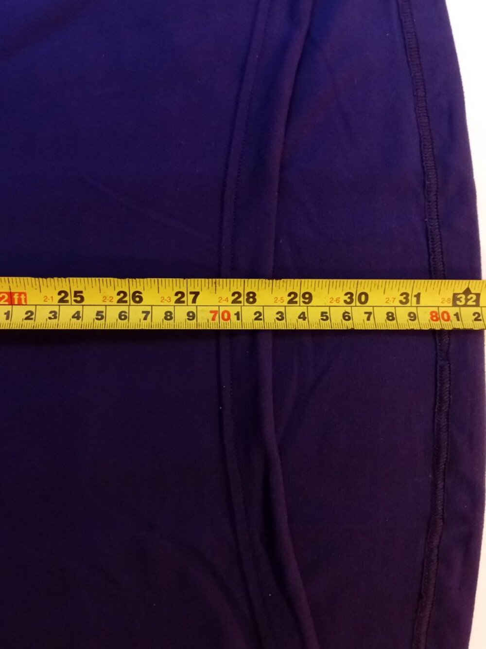 Lululemon Pedal Power Long Sleeve 6 Small Dense Purple Thumbholes Ruched Rulu - Picture 9 of 13